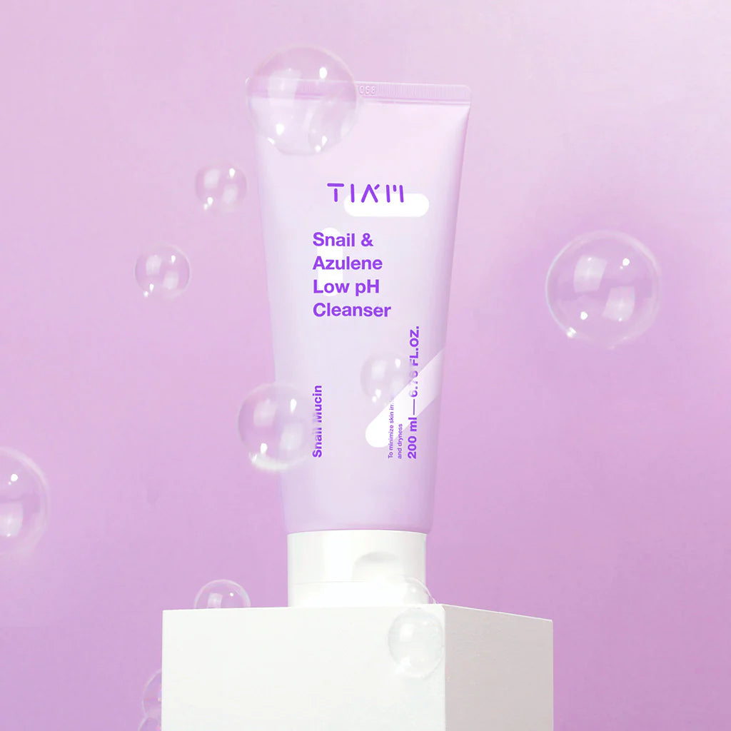 TIAM – Snail & Azulene Low pH Cleanser 200ml