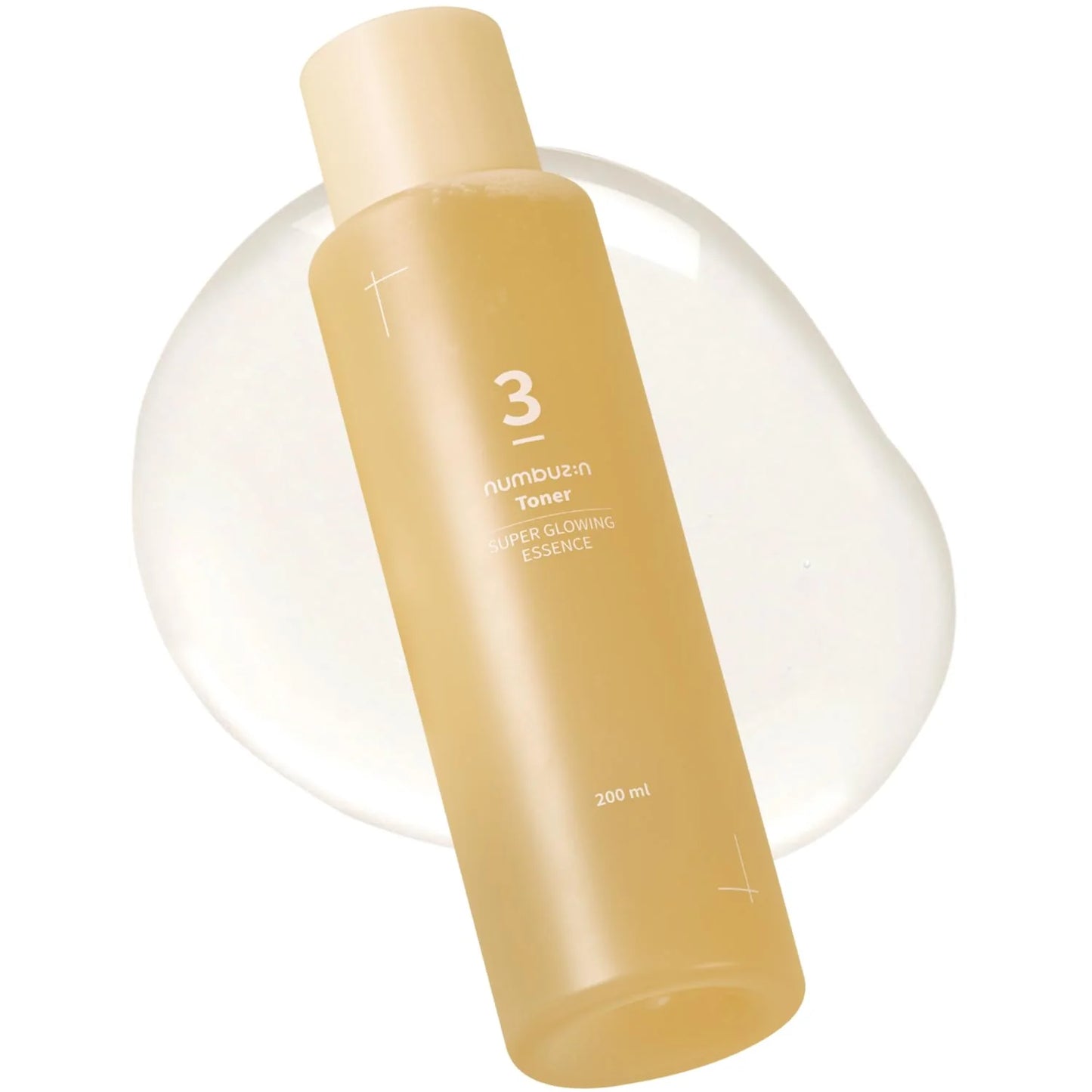 Numbuzin – No.3 Super Glowing Essence Toner — Glow visible y textura más fina