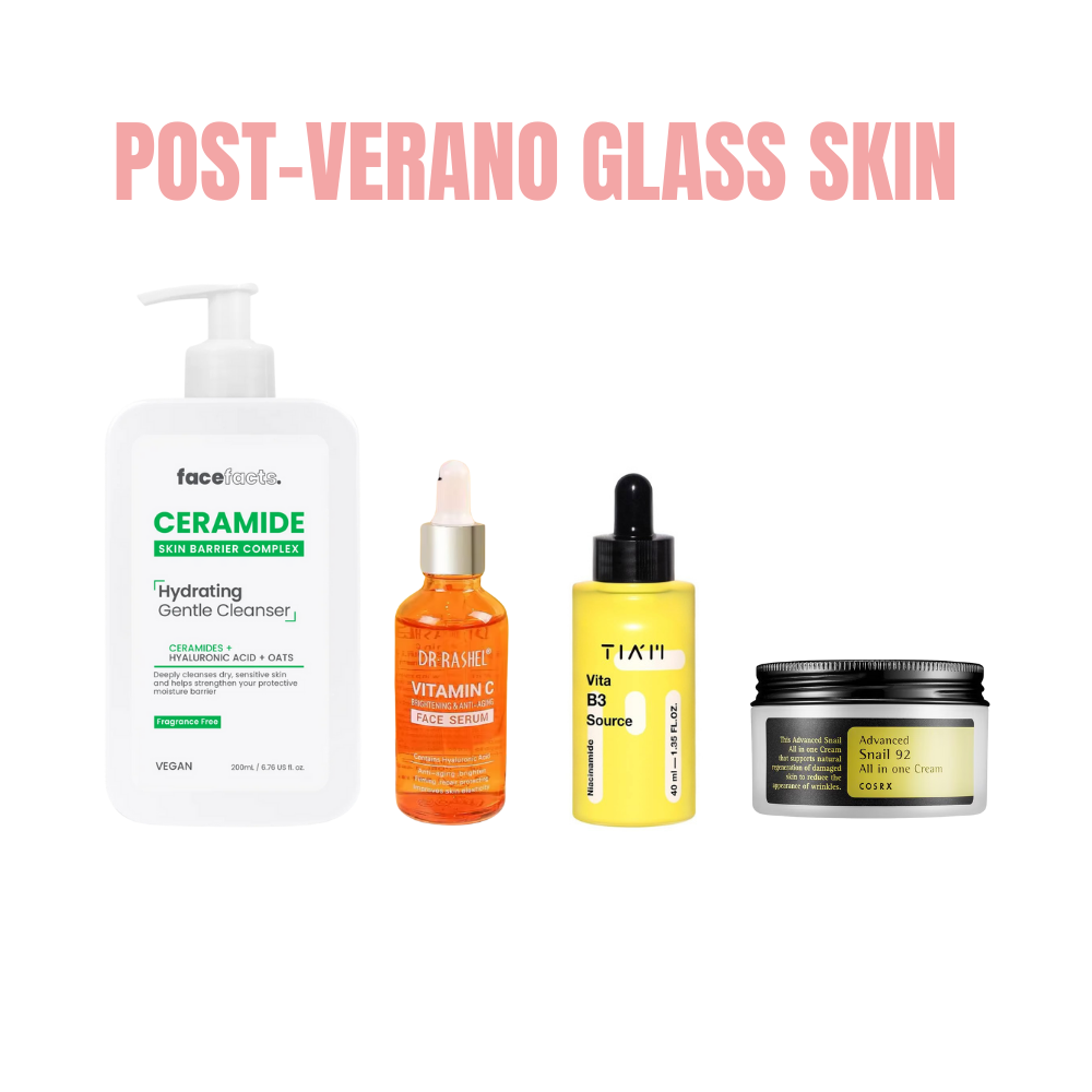 Pack Post-Verano  Glass Skin - Tono Uniforme Completo