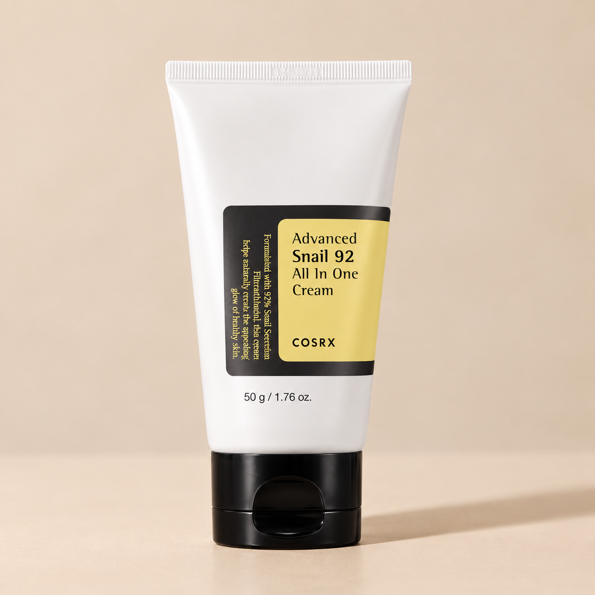 COSRX Snail 92 Crema Tubo 50g — Repara e hidrata