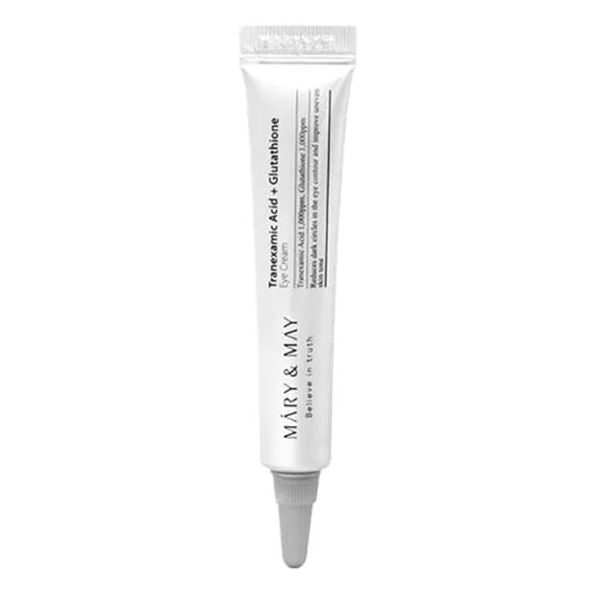 Mary&May – Tranexamic Acid + Glutathione Eye Cream — Ojeras más claras y mirada descansada