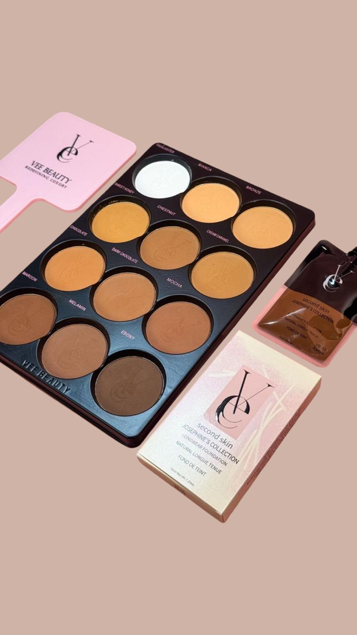 Paleta Polvos compactos 12 in 1 - Vee Beauty
