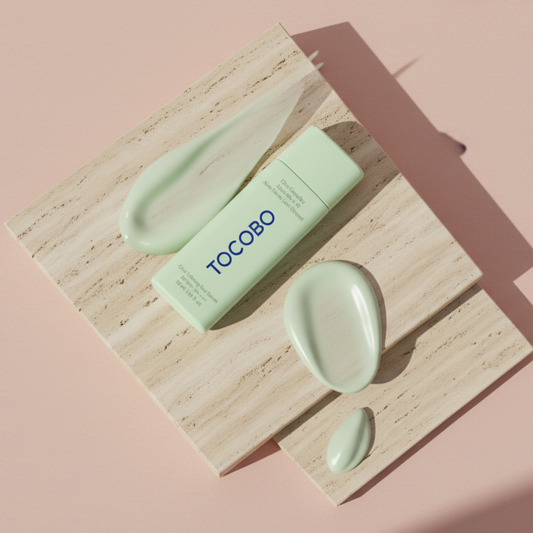 TOCOBO – Cica Calming Sun Serum SPF50+ PA++++ — Protección alta que calma y refresca