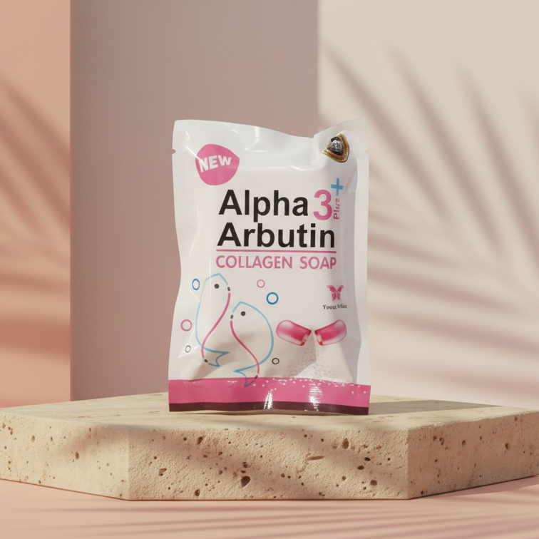 Alpha 3+ Arbutin Collagen Soap — Cara & Cuerpo