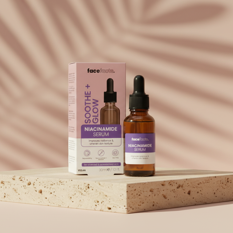 Soothe + Glow Niacinamide Serum — Calma, minimiza poros y unifica