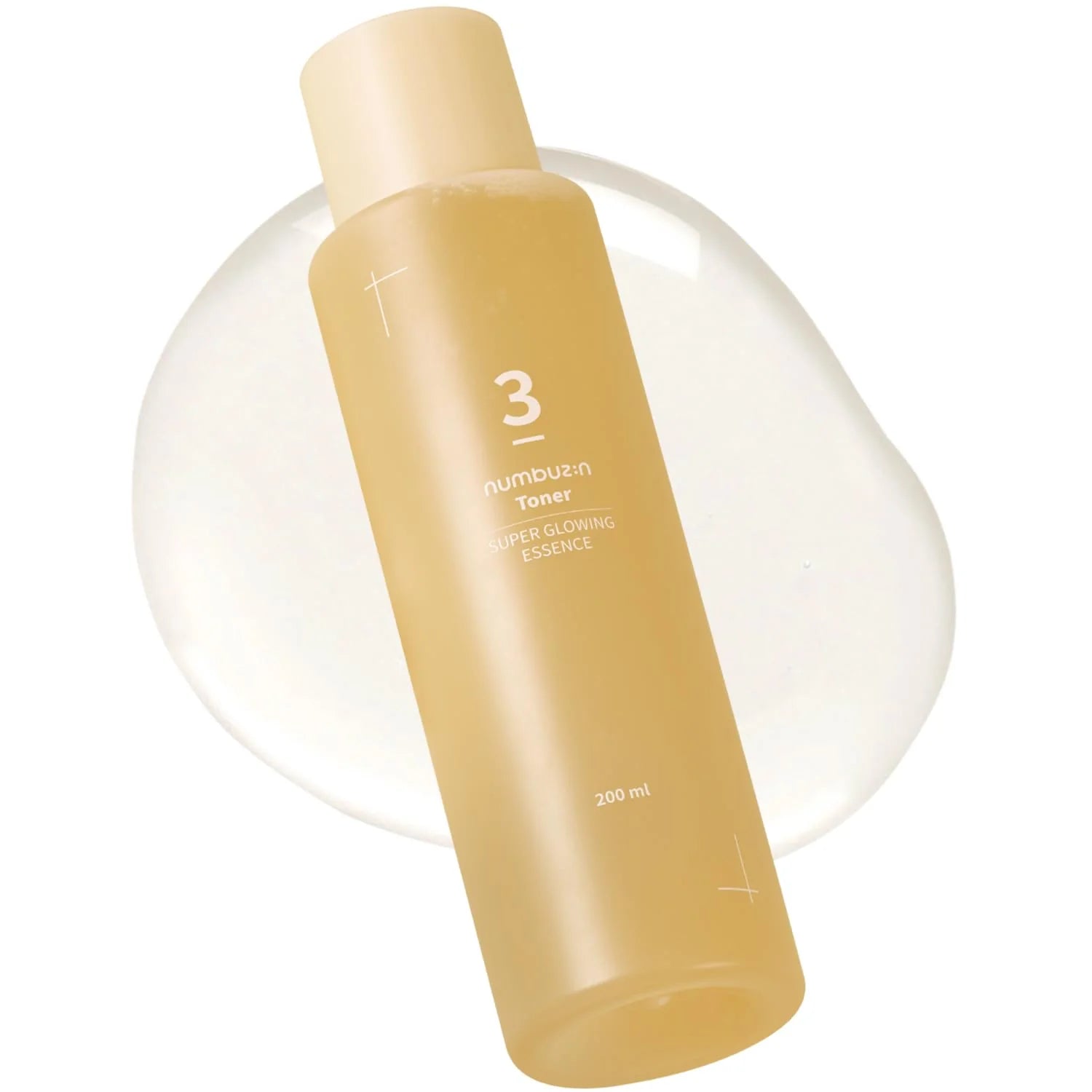 Numbuzin – No.3 Super Glowing Essence Toner — Glow visible y textura más fina