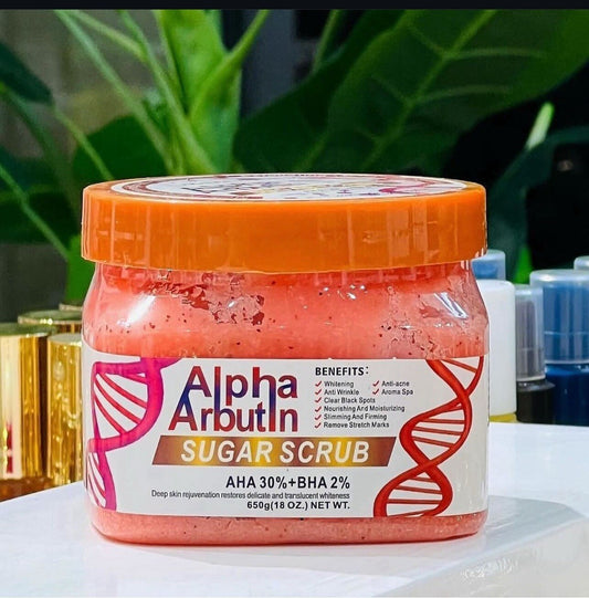 Alpha Arbutin Sugar Scrub – Dr. Menaier